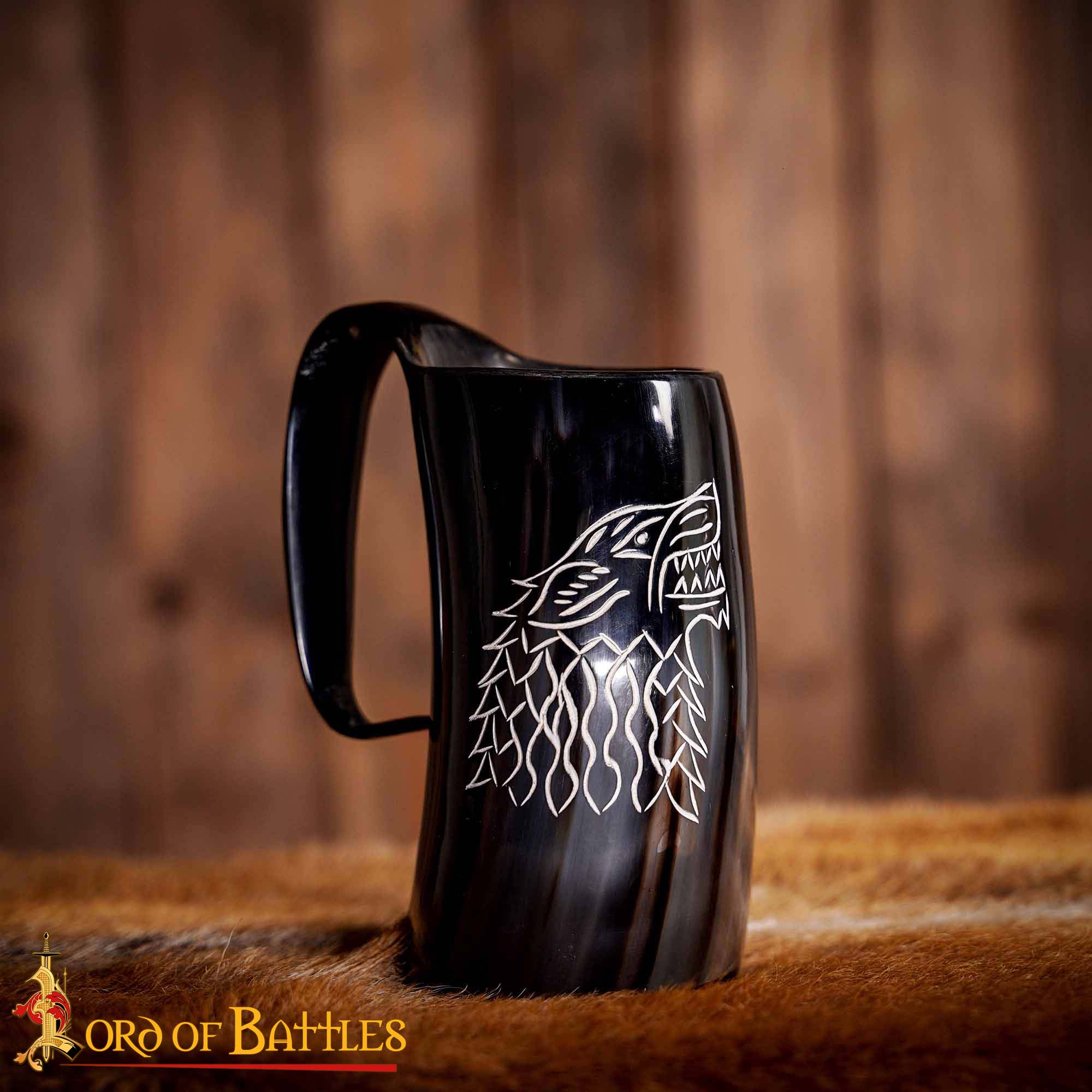 Medieval Viking Horn Tankard Beer Mug Medieval Viking Horn Tankard