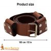 Handcrafted Leather Belt for LARP and Cosplay