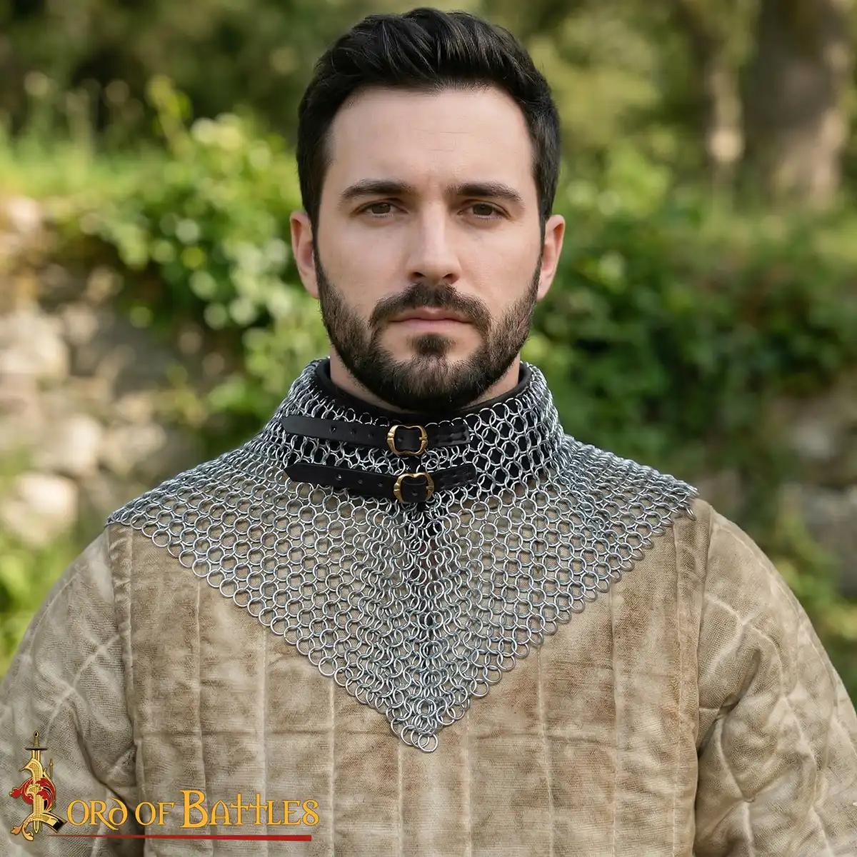 Butted Chainmail Collar 10 mm, 16G Mild Steel Butted Chainmail Collar 10 mm, 16G Mild Steel - Image 6