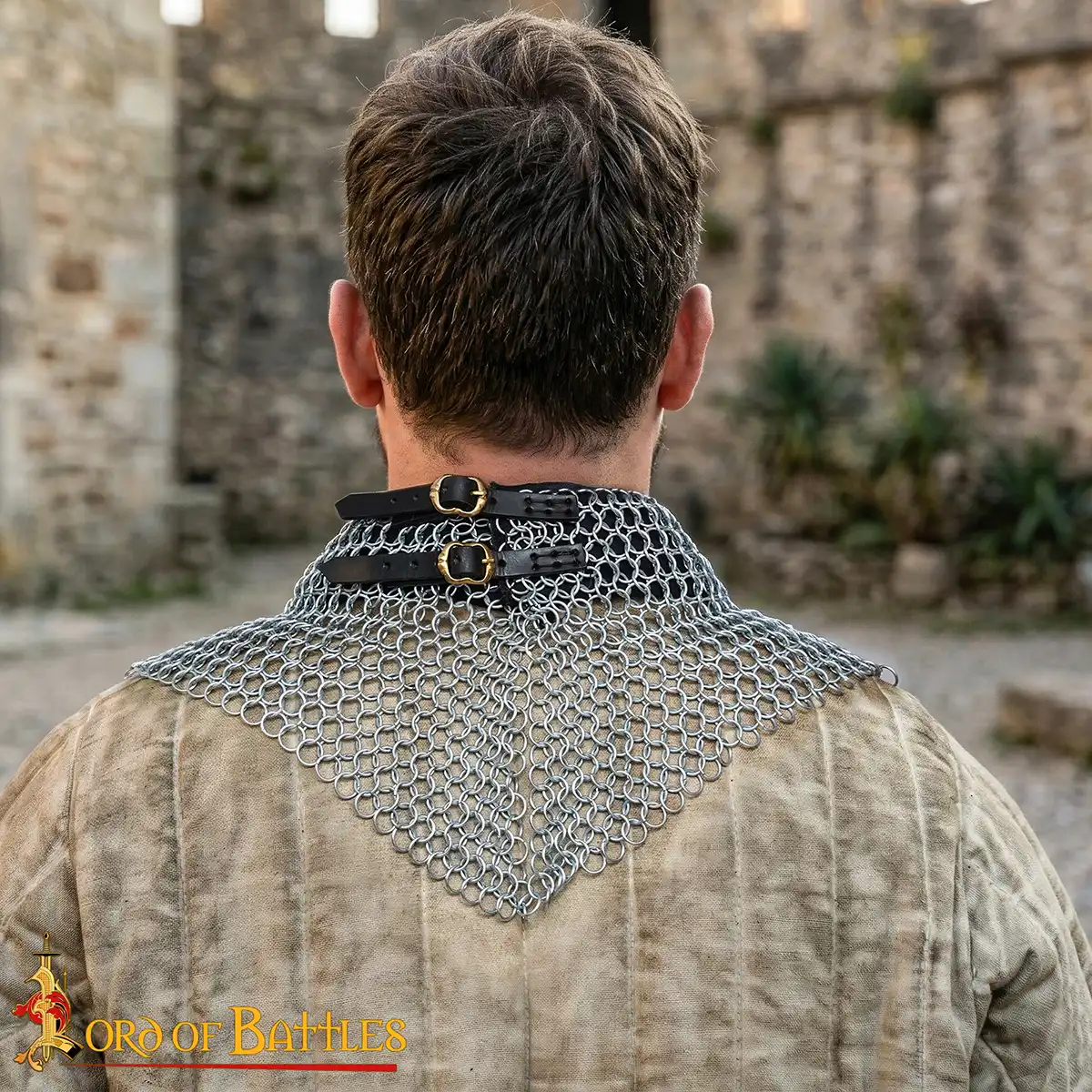 Butted Chainmail Collar 10 mm, 16G Mild Steel Butted Chainmail Collar 10 mm, 16G Mild Steel - Image 5