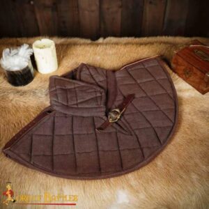 Medieval Padded Collar Handcrafted from Canvas Cotton