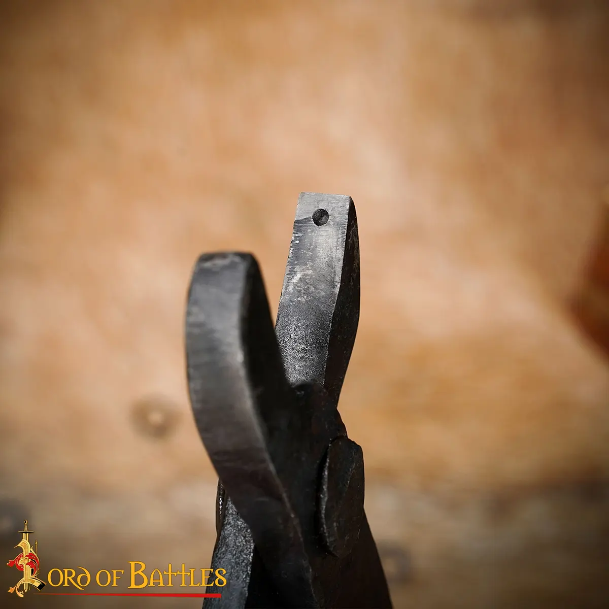 Hand-Forged Steel Round Riveting Tool for 6 mm 18 Gauge Mail Rings Hand-Forged Steel Round Riveting Tool for 6 mm 18 Gauge Mail Rings - Image 6