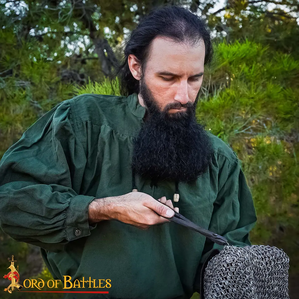 Hand-Forged Steel Round Riveting Tool for 6 mm 18 Gauge Mail Rings Hand-Forged Steel Round Riveting Tool for 6 mm 18 Gauge Mail Rings - Image 8