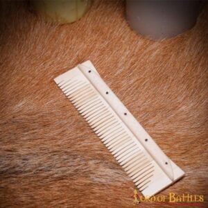 Medieval Authentic Bone Comb Handcrafted Genuine Bone Accessory