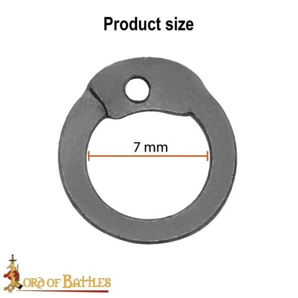 Loose Rings Mild Steel Flat Ring Round Riveted - Image 3