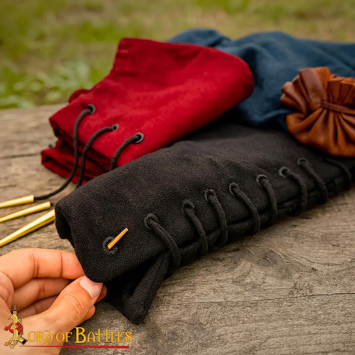 Medieval Aglets | Brass Garment Lacing Tips Set Medieval Aglets | Brass Garment Lacing Tips Set - Image 8