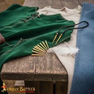 Medieval Aglets | Brass Garment Lacing Tips Set