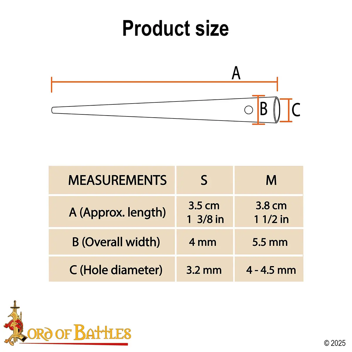 Medieval Aglets | Brass Garment Lacing Tips Set Medieval Aglets | Brass Garment Lacing Tips Set - Image 3