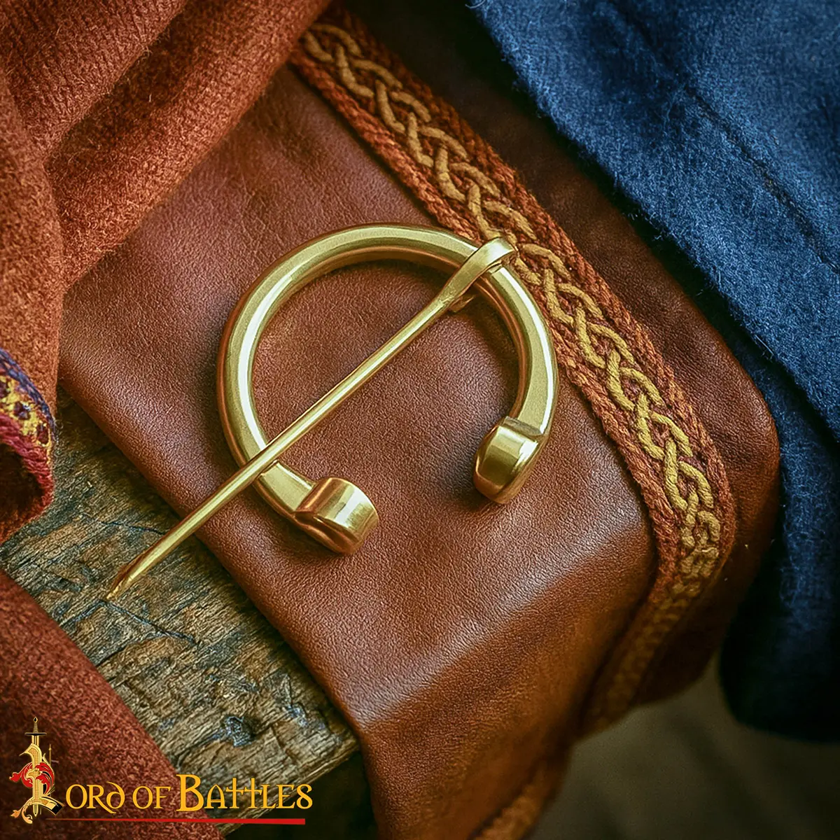Medieval Brass Penannular Cloak Brooch Penannular Cloak Brooch