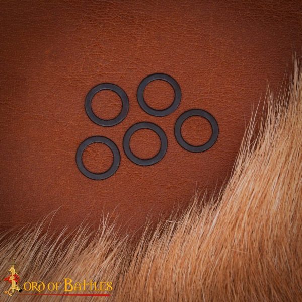 Mild Steel Loose Rings, Solid Flat Rings, 9 mm 17 gauge, Craft and Repair Chainmail Armour - Image 4