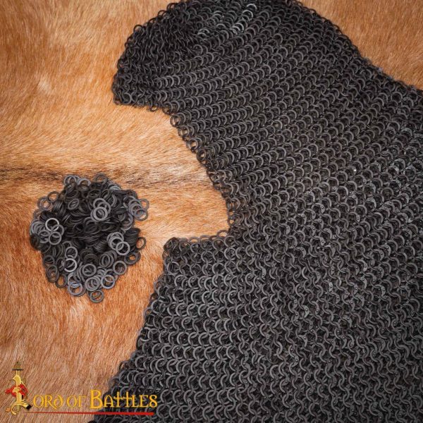 Mild Steel Loose Rings, Solid Flat Rings, 9 mm 17 gauge, Craft and Repair Chainmail Armour - Image 7