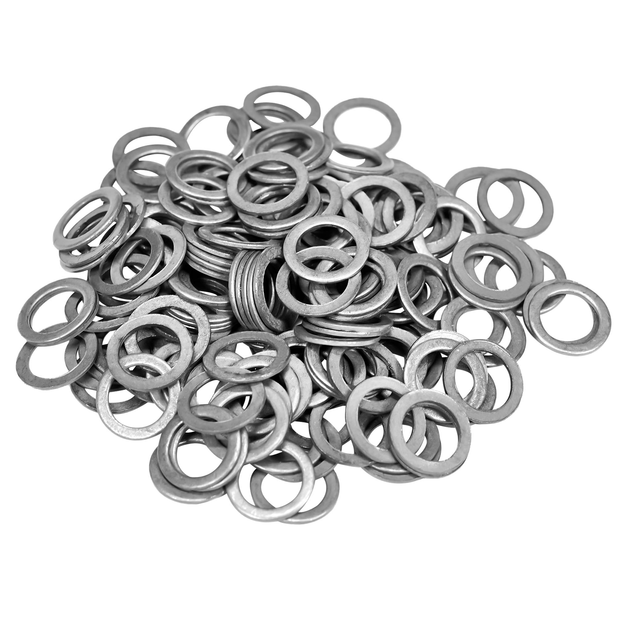 1 kgs Loose Chainmail Rings - Mild Steel Solid Flat Rings 18 Gauge / 7 mm - Lord of Battles
