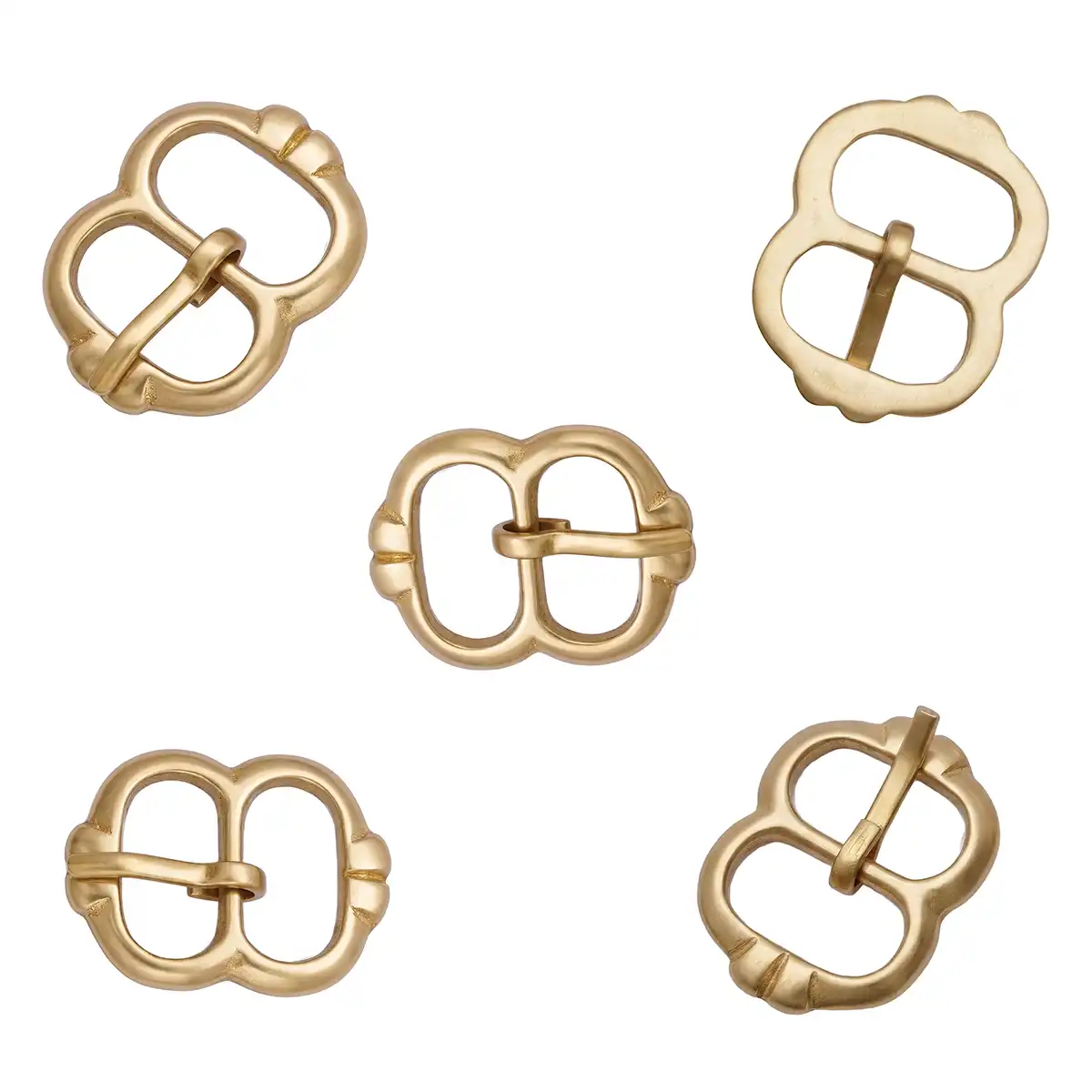Medieval Double Loop Belt Buckle Set - Image 5