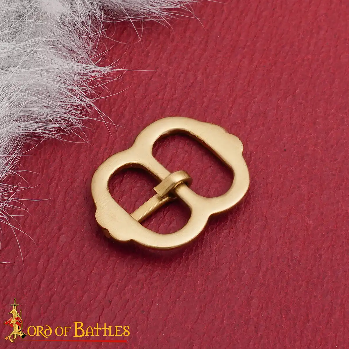 Medieval Double Loop Belt Buckle Set - Image 8