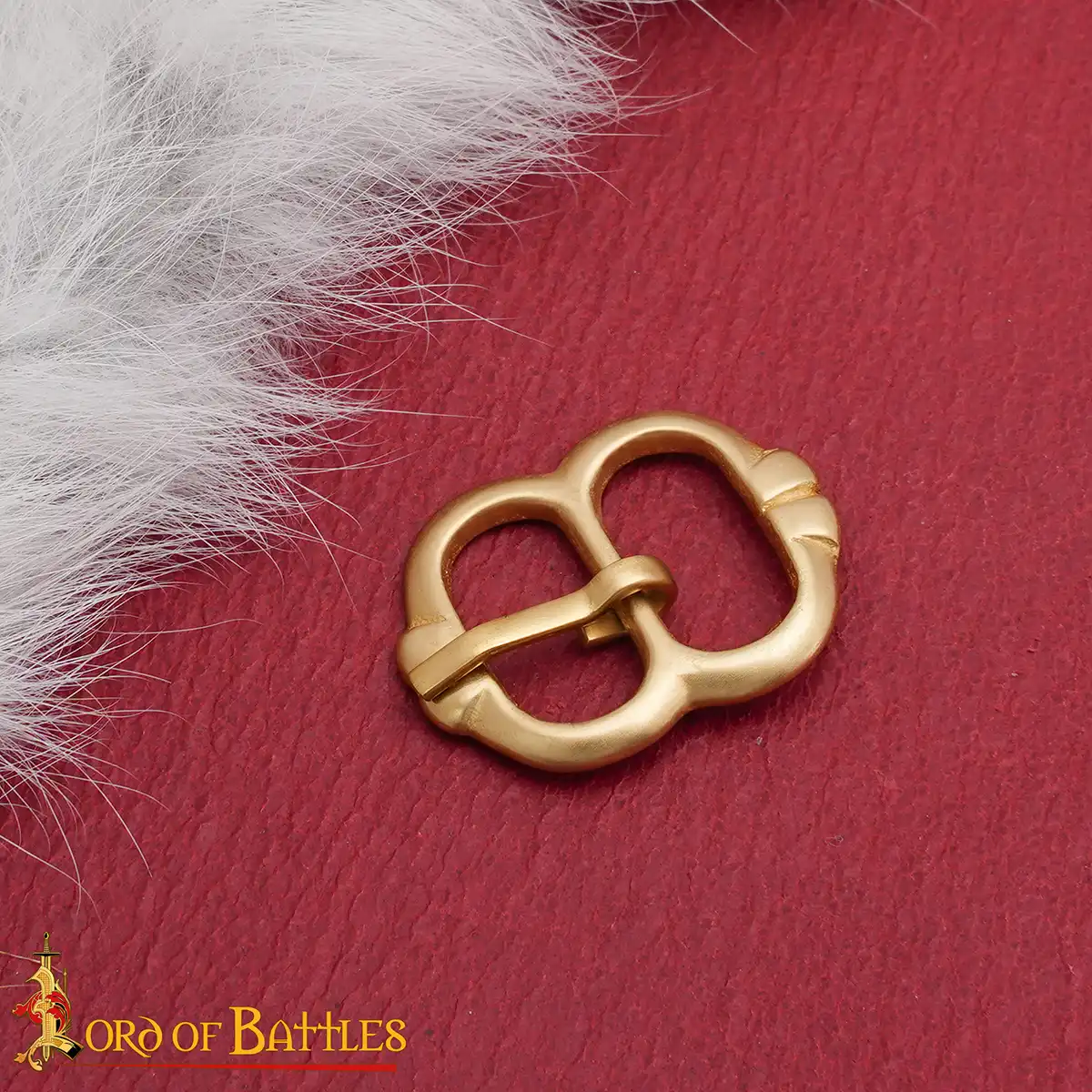 Medieval Double Loop Belt Buckle Set - Image 7