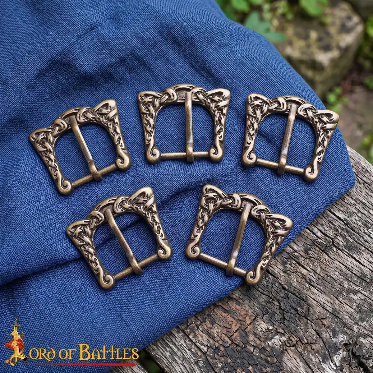 Viking Brass Belt Buckle
