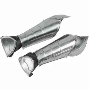 Medieval fantasy Bracers with Elbow and Hand Protection