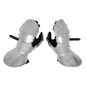 Medieval Milanese Tournament Gauntlets, 16 Gauge