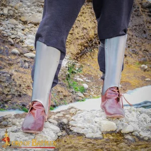 Late Medieval Simple Greaves 16 gauge