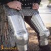 Medieval 14th century French Steel Leg Armor