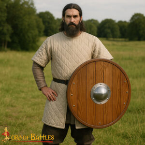 Medieval Handmade Steel Umbo – 14 Gauge Shield Boss for Viking & Celtic Shields