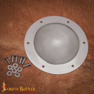 Medieval Handmade Steel Umbo – 14 Gauge Shield Boss for Viking & Celtic Shields