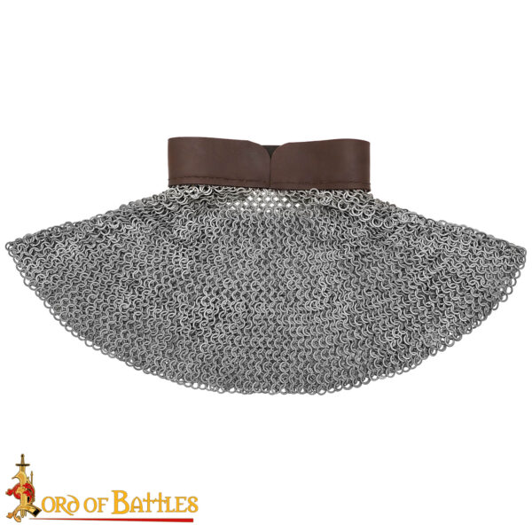 Flat Ring Medieval Chainmail Aventail, Riveted and Alternating, ID 9 mm, Mild Steel - Image 5