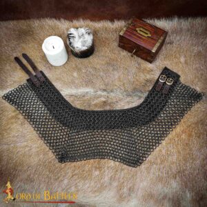 Round Ring Chainmail Gorget / Standard, Butted, ID 10 mm