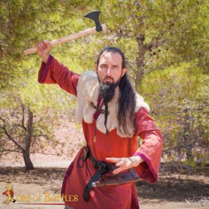 Hand-Forged Viking Bearded Axe Head – Norse Skeggøx Battle Axe