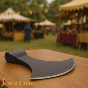 Hand-Forged Viking Bearded Axe Head – Norse Skeggøx Battle Axe