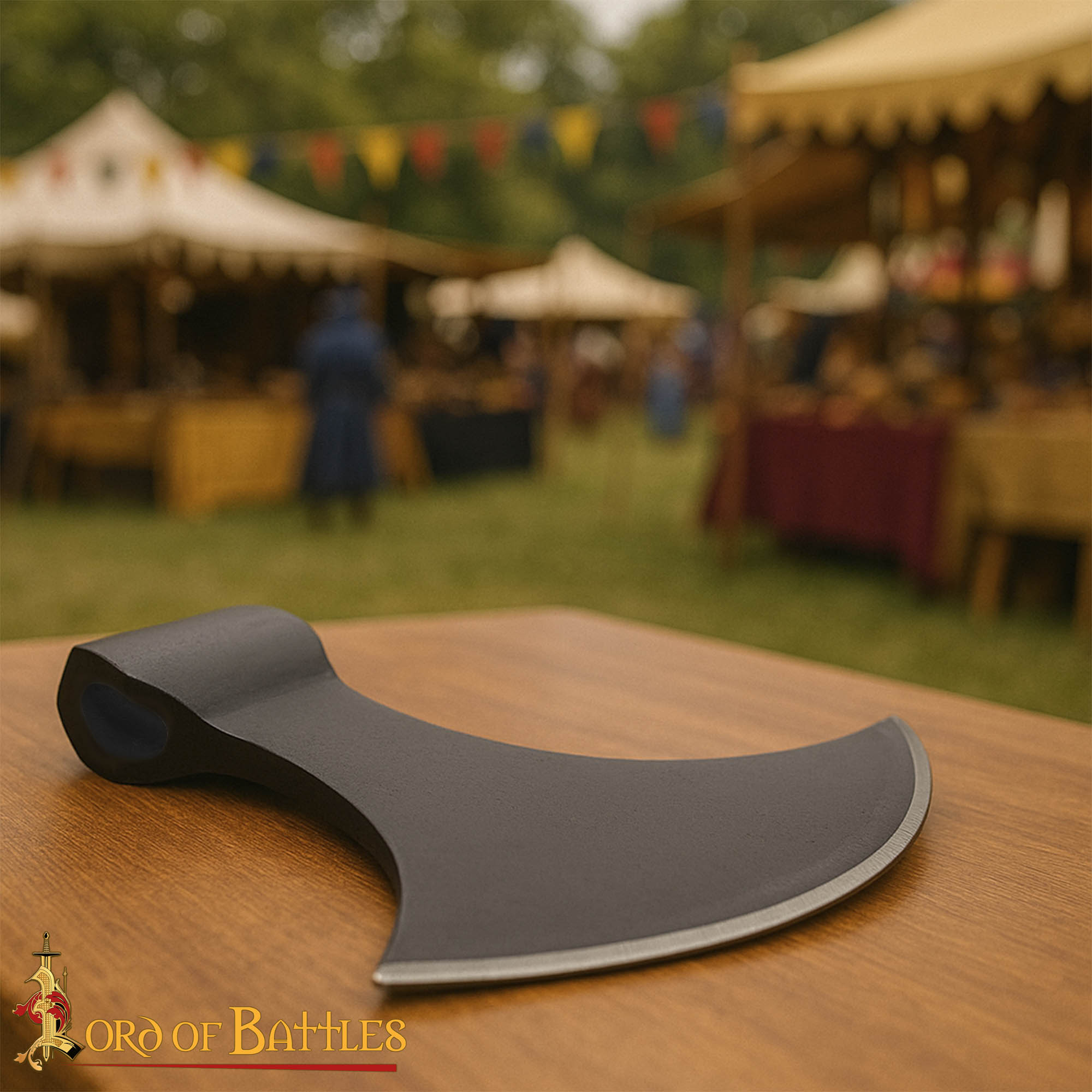 Hand-Forged Viking Bearded Axe Head – Norse Skeggøx Battle Axe-25332