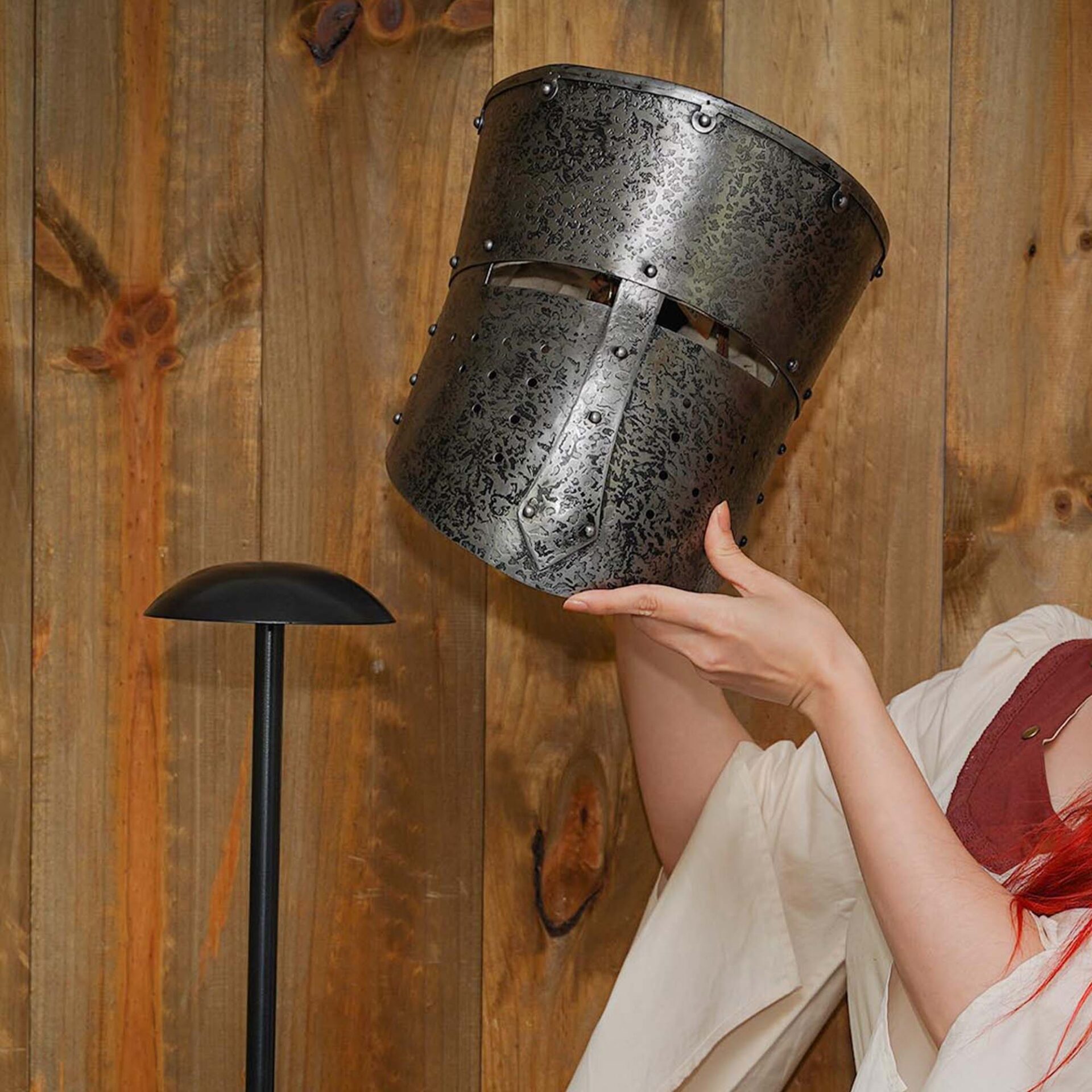 Iron Helmet Stand for Helmets-2302 6