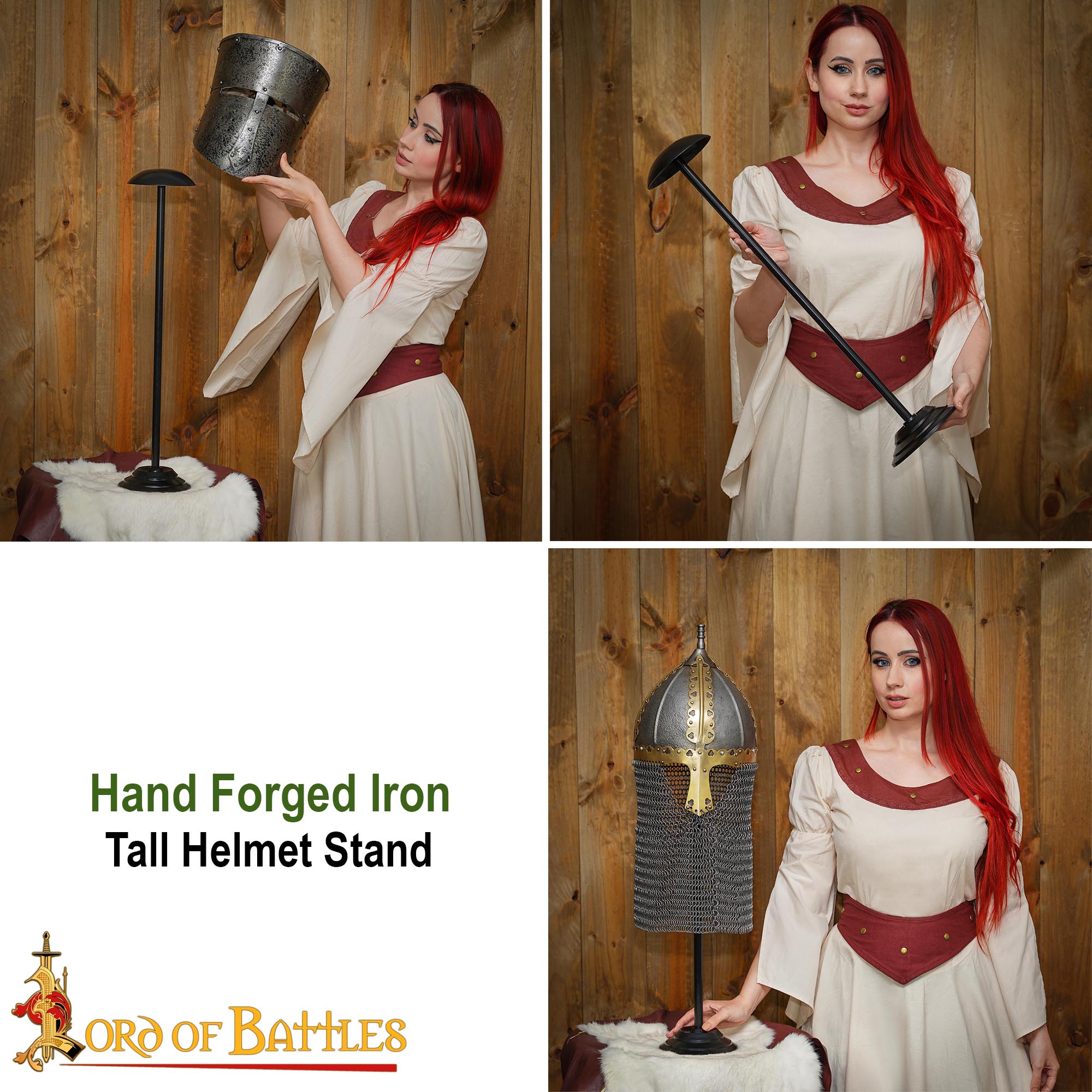 Iron Helmet Stand for Helmets-2302 7