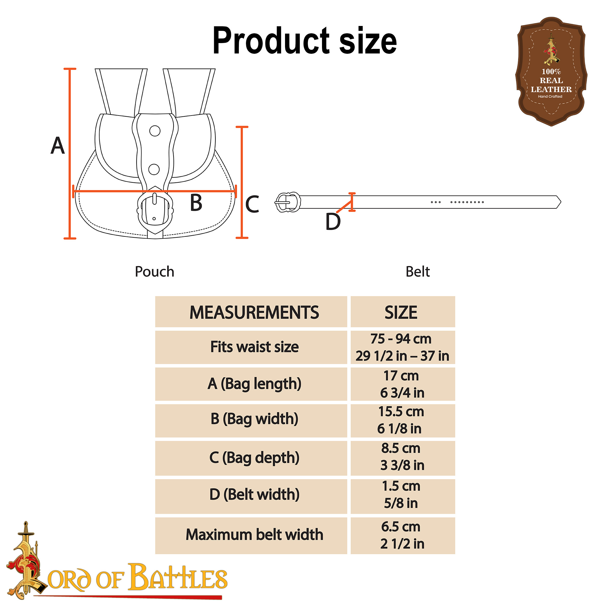 Late Medieval Pouch with Leather Belt-25128CBR 2