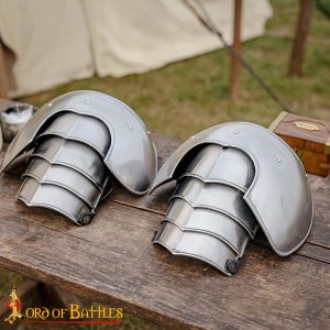 Medieval Articulated Steel Pauldrons – Fantasy Knight Shoulder Protection