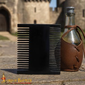 Roman Dual Sided Horn Comb Handcrafted Genuine Ox Horn