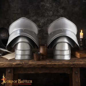 Medieval Fantasy Pauldrons – Shoulder Armor with Breakers
