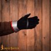 Medieval Hourglass Gauntlets14th Century Steel Knight Gloves with Genuine Suede Inner Gloves - 9408 6