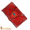 Medieval Leather Journal with Green Stone Handcrafted Vintage Diary-8604ABR 3