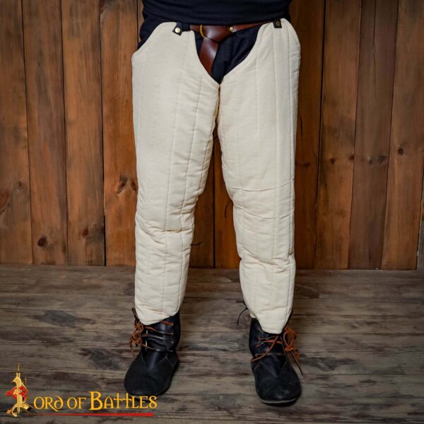 Medieval Padded Arming Chausses Quilted Armor Ideal Padding for Chainmail and Plate Armor - Image 16