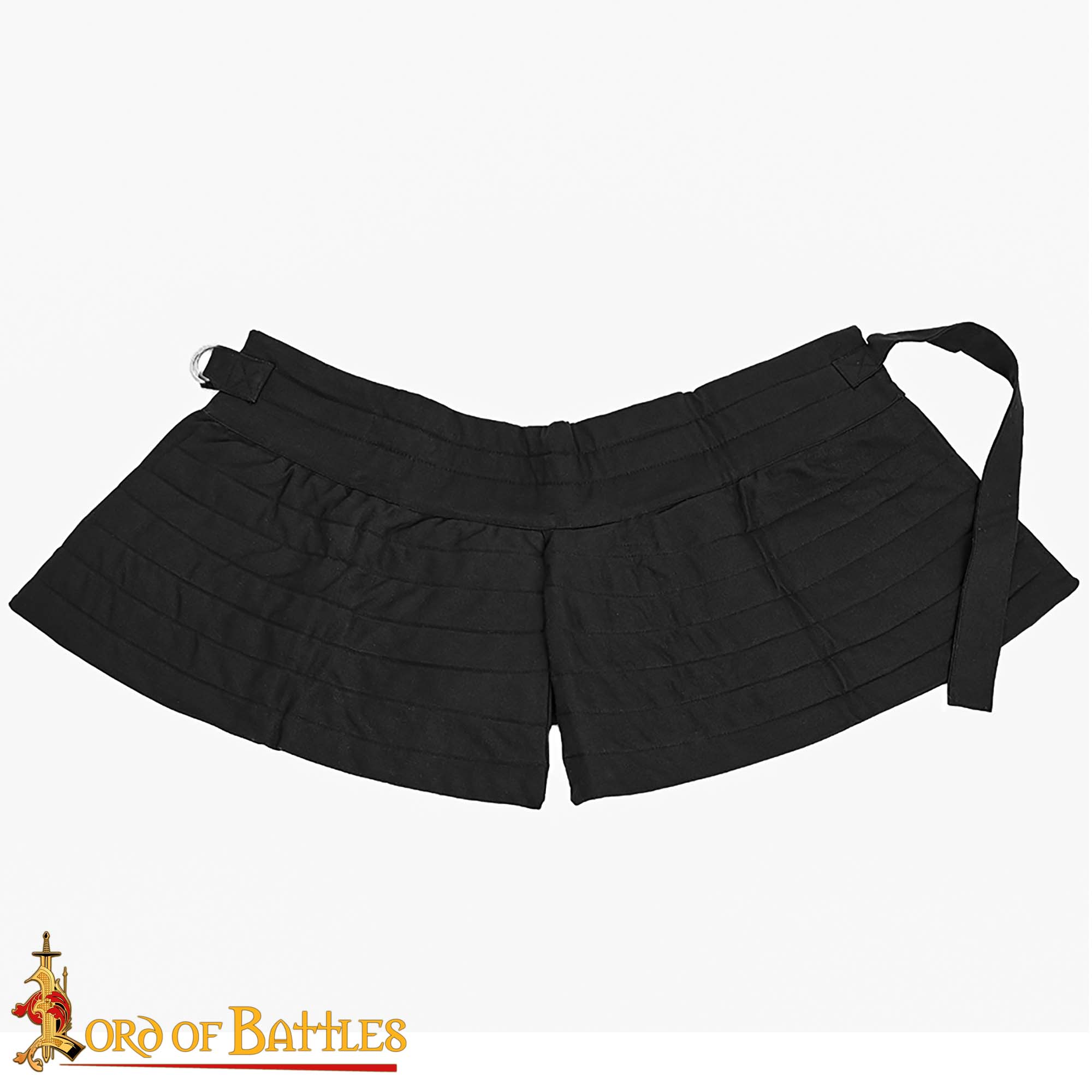 Medieval Padded Gambeson Skirt-7640BK 3