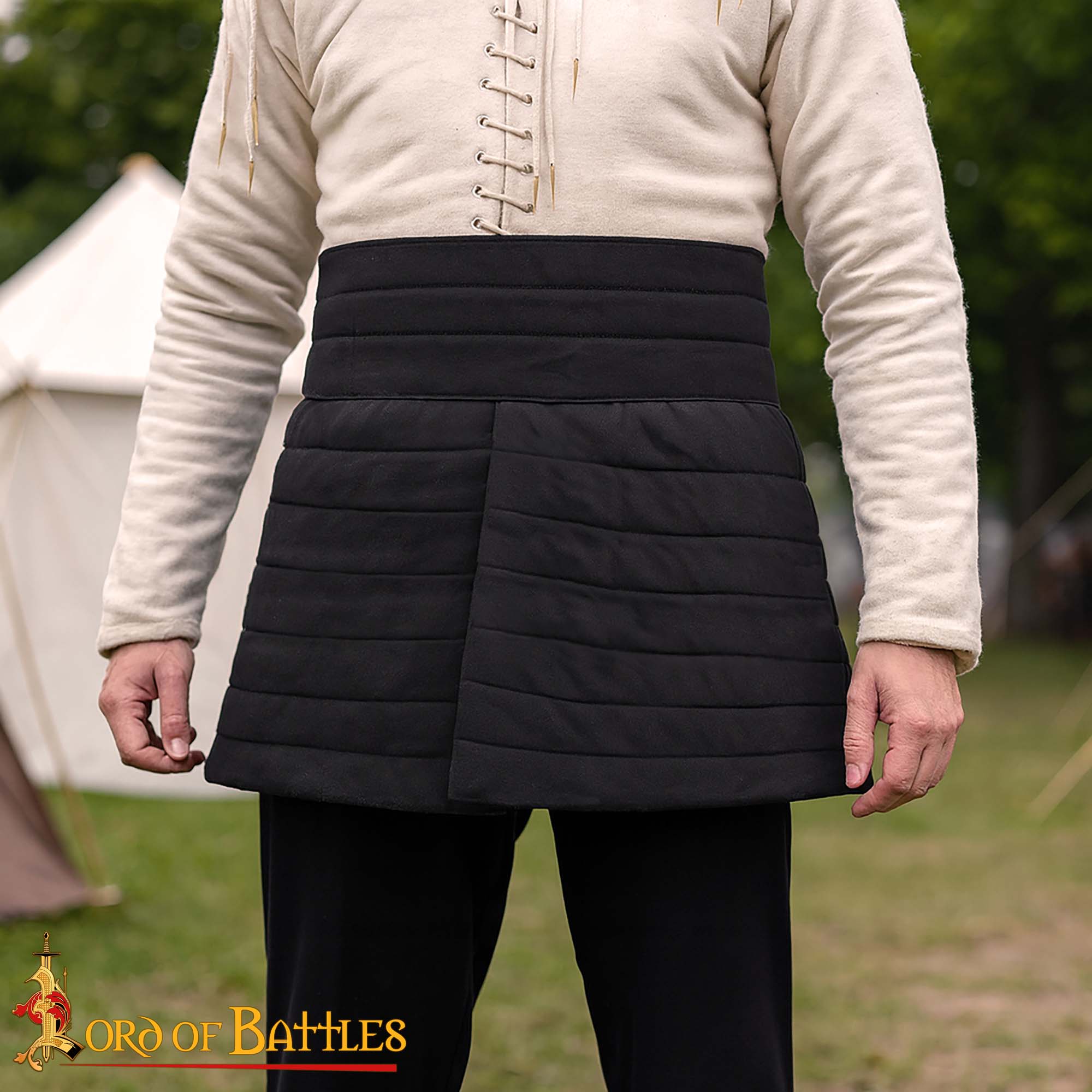 Medieval Padded Gambeson Skirt-7640BK