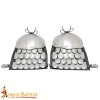 Medieval Scale Spaulders Shoulder Armor Steel - 25109N20 3
