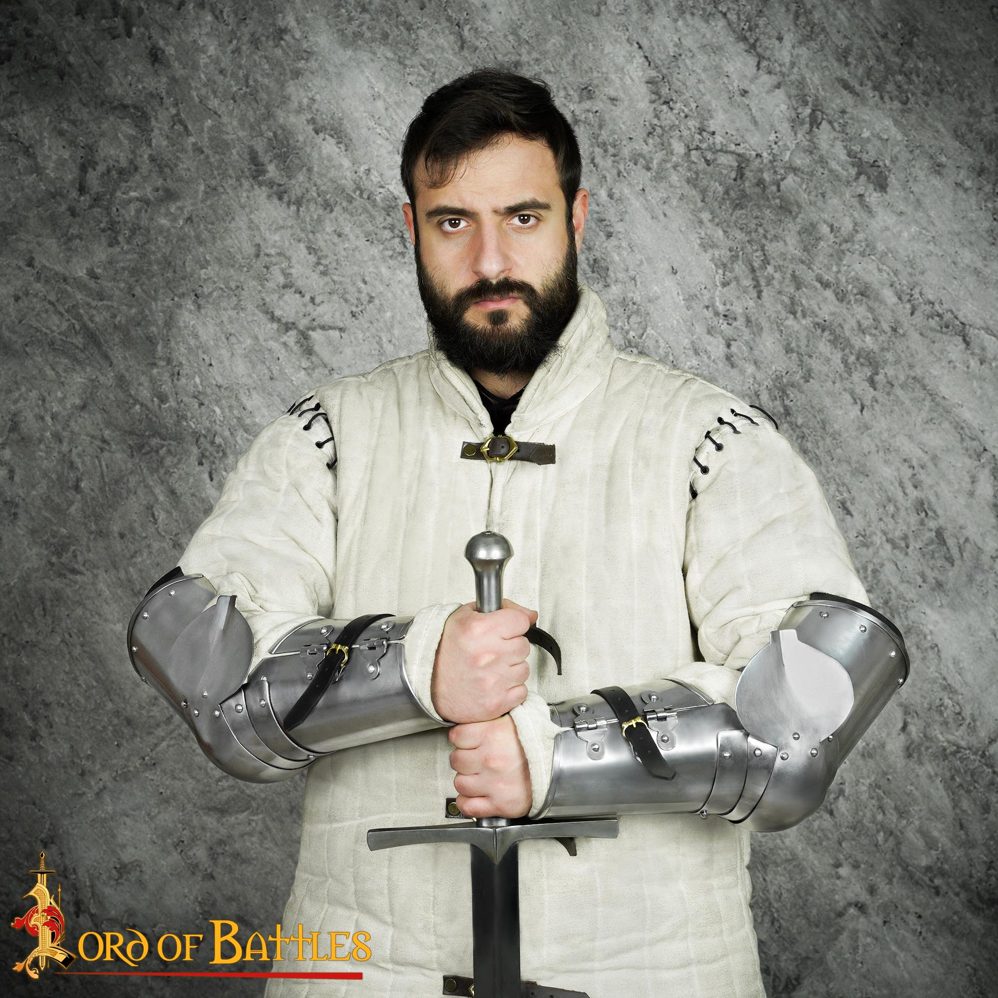 Medieval Vambraces arm armor-9452P16 7