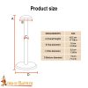 Medieval Wooden Helmet Stand Display Mount for Historical Helmets-2299 2