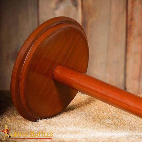 Handmade Wooden Helmet Stand for Helmets with or without Aventail - Image 7