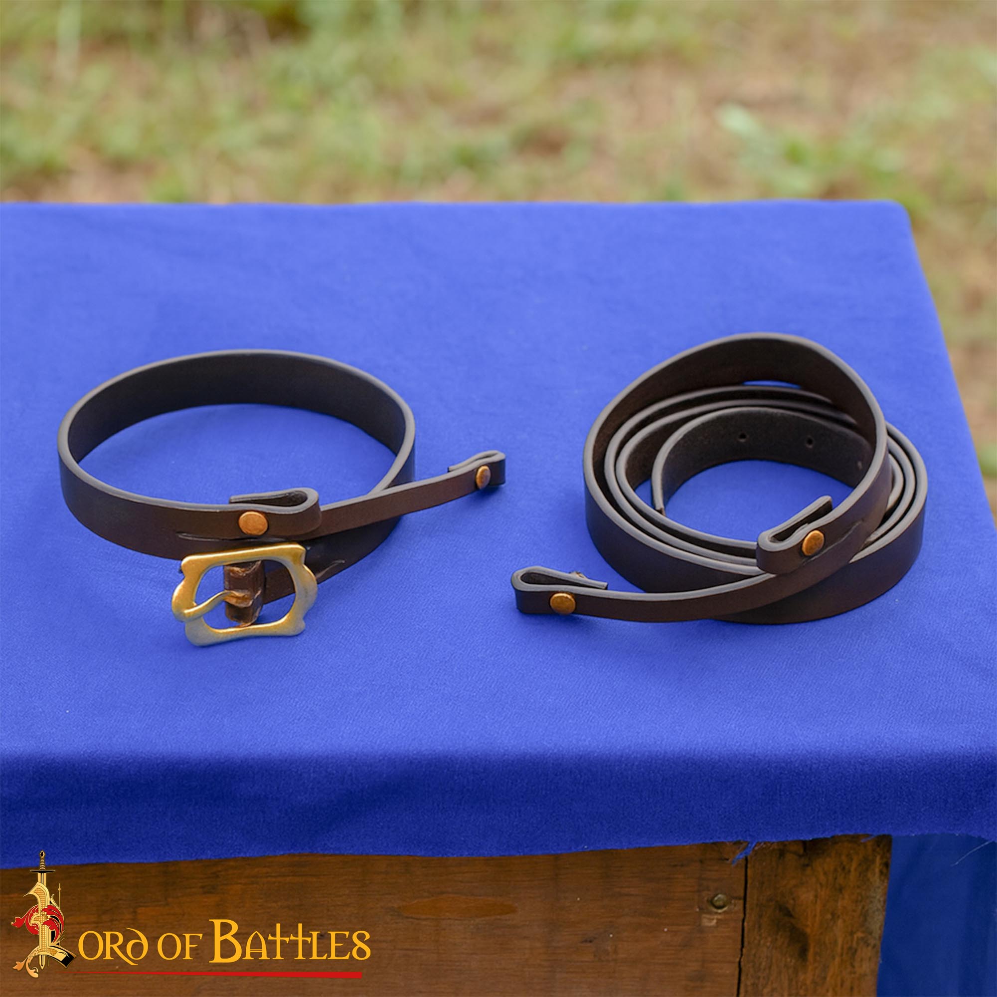 Roman Legionary Leather Baldric Genuine Leather Sword Carrier - 26200CBR 5