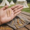 Set of 10 Medieval Castle Top Aiglets Pure Solid Brass Lacing Tips for Historical Costumes & Leather craft-8702-10pcs 1