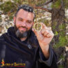 Viking Brass Penannular Brooch Cloak Pin 8805 1