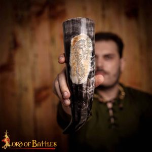 Sea Horse Drinking Horn